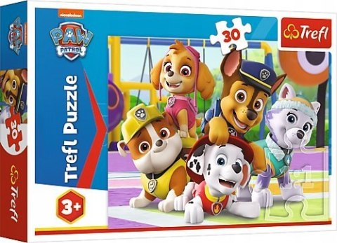 Puzzle 30 elementów Psi Patrol Zawsze na czas 18286 Trefl 3+