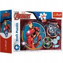 Puzzle Avengers Mini 4 x 54 elementy Trefl 4 szt 4w1 Bohaterowie Avengers