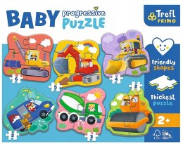Puzzle Baby Progresywne Pojazdy 6w1 44004 Trefl