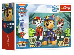 Puzzle Psi Patrol Minimaxi 20 elementów Trefl 21145 Dżungla Jungle Pups