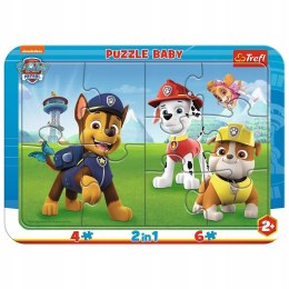 Puzzle Ramkowe Baby Psi Patrol 10 elementów 80022 Trefl