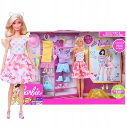 Garderoba Szafa Zestaw do Stylizacji Lalka Barbie Buty + Ubranka GFB83