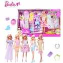 Garderoba Szafa Zestaw do Stylizacji Lalka Barbie Buty + Ubranka GFB83