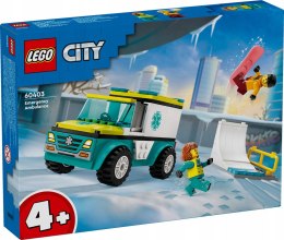 Lego City 60403 Karetka i snowboardzista