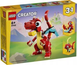 Lego Creator 31145 Czerwony smok 3w1