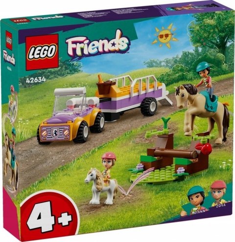 Lego Friends 42634 Przyczepa na konia i kucyka