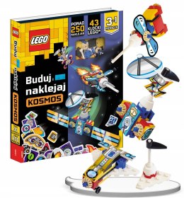 Kosmos Buduj i naklejaj Lego Books 3w1 Naklejki + Klocki Ameet