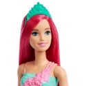 Lalka Barbie Dreamtopia Księżniczka różowe włosy HGR15