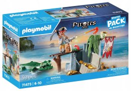 Playmobil Pirates 71473 Pirat z aligatorem