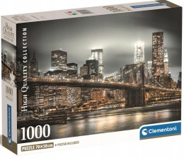 Puzzle 1000 elementów 39704 New York Skyline Compact Clementoni