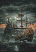 Puzzle 1500 elementów Statek Piracki The Pirates Ship 31719 Clementoni