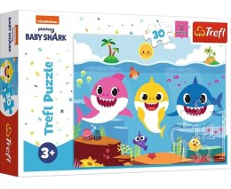 Puzzle 30 Podwodny świat Baby Shark 18284 Trefl