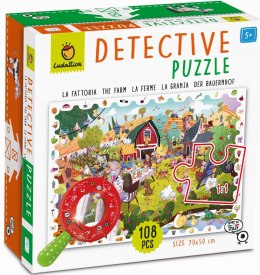Puzzle Gra Detektywistyczna Wieś 108 el. 5+ Ludattica 21870