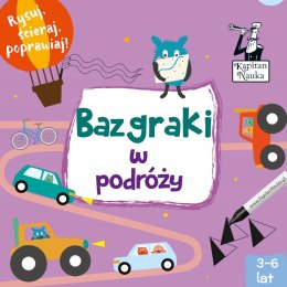 Bazgraki w Podróży Piszę i Zmazują Kapitan Nauka