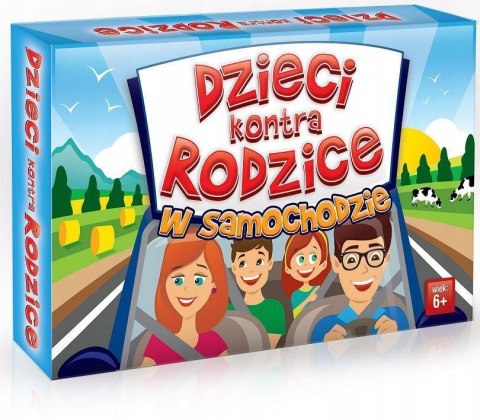 Dzieci kontra Rodzice w Samochodzie Gra Rodzinna Kangur 6+