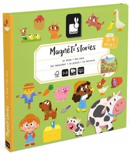 Magnetyczna układanka Farma Magneti'stories 3+, Janod J05451