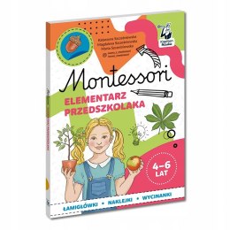 Montessori Elementarz przedszkolaka 4-6 lata Kapitan Nauka Wycinanki