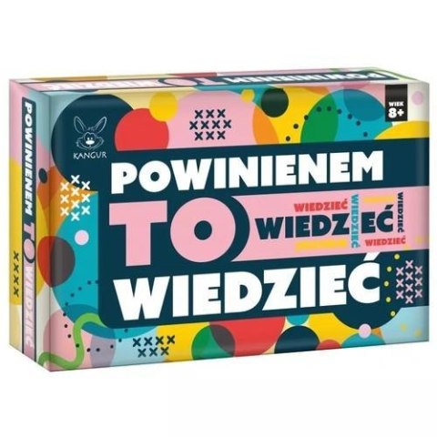 Powinienem to wiedzieć Gra Rodzinna Kangur Quiz dla dzieci 8+