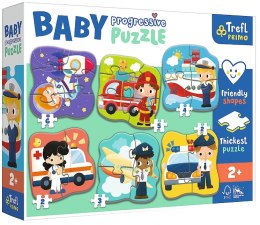 Puzzle Baby Progresywne Zawody i Pojazdy 6w1 44001 Trefl