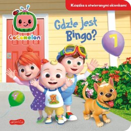 Cocomelon Gdzie jest Bingo Książka z Okienkami Harperkids