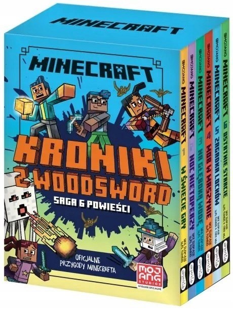 Minecraft Kroniki z Woodsword Saga 6 powieści Harperkids