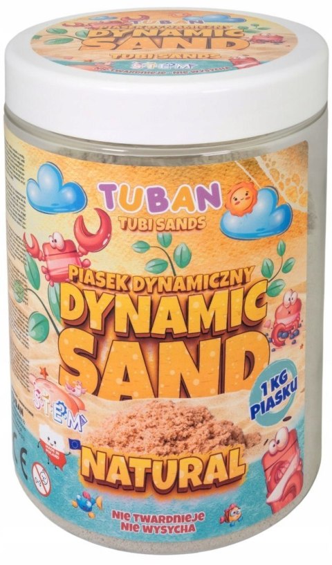 Piasek Kinetyczny Neutralny 1 kg Tuban