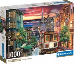 Puzzle 1000 elementów 39776 San Francisco Compact Clementoni