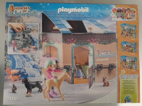 OUTLET Kalendarz adwentowy Playmobil 71345 Świat koni Świąteczny Kulig