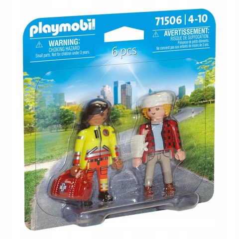 Playmobil 71506 DuoPack Sanitariusz z pacjentem