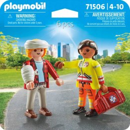 Playmobil 71506 DuoPack Sanitariusz z pacjentem
