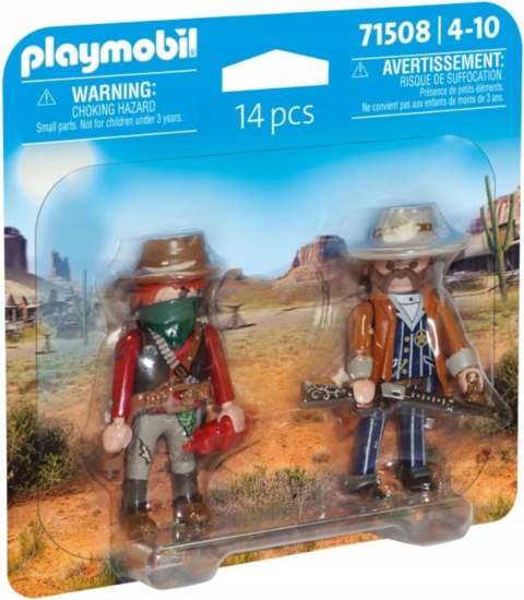 Playmobil 71508 DuoPack Bandyta i szeryf