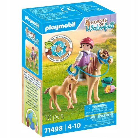 Playmobil Horses of Waterfall 71498 Dziecko z kucykiem i źrebakiem