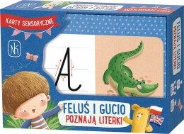 Feluś i Gucio poznają literki Nasza Księgarnia Gra Edukacyjna Litery