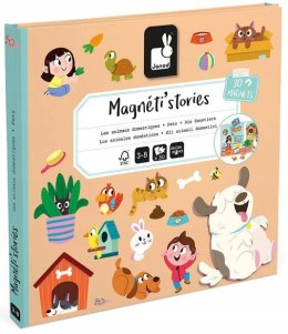 Magnetyczna Układanka Zwierzęta domowe Magneti'stories 3+ Janod Magnesy