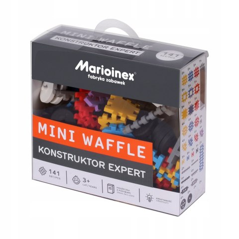 Marioinex Klocki Mini Wafle konstruktor expert 141 elementów