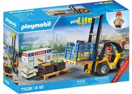 Playmobil my Life 71528 Wózek widłowy z ładunkiem