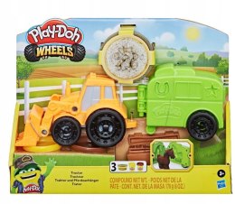 Ciastolina Play Doh Traktor z Przyczepą dla Konia Hasbro F1012