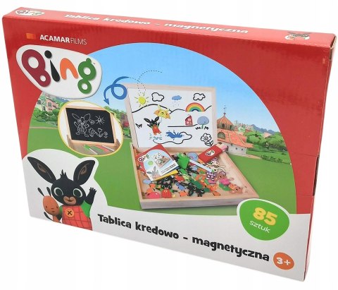 Drewniana Tablica Kredowo Magnetyczna Bing Przyjaciele Magnesy 85 Magnesów