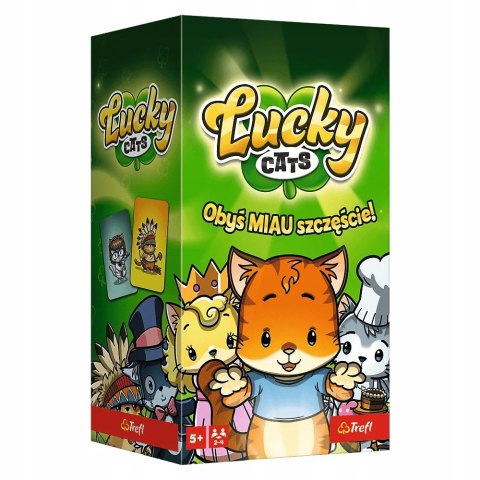 Gra planszowa Trefl Lucky Cats Dynamiczna Gra Karciana 5+ Kotki