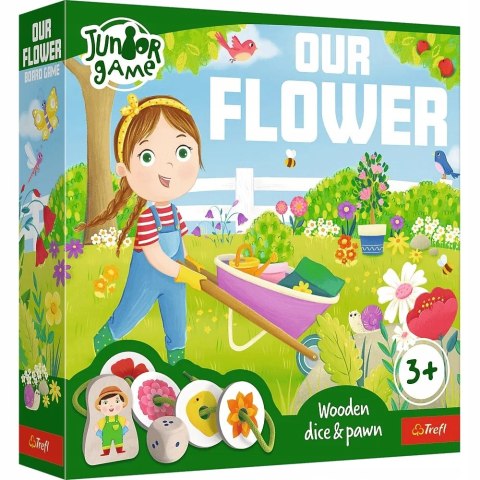 Gra planszowa dla dzieci Our Flower Trefl 3+ Junior Game Nasze Kwiaty
