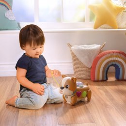 Interaktywny piesek na sznurku z ruchomymi łapkami B.Toys Walk Along Puppy