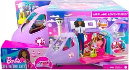 Barbie Lotnicza przygoda Samolot + Lalka HCD49 Mattel