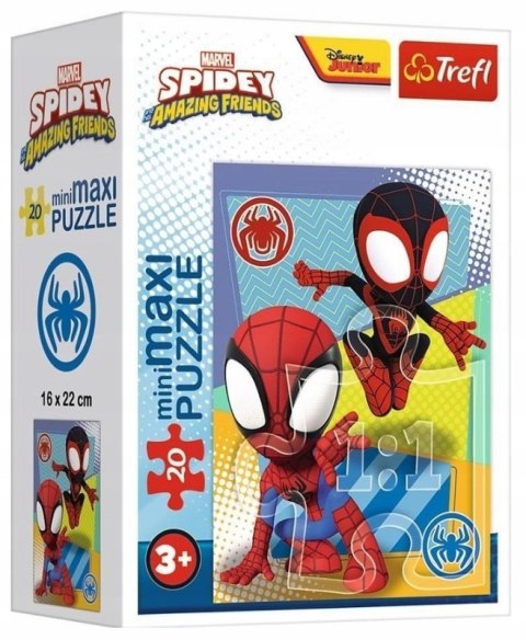 Puzzle Trefl 20 Elementów minimaxi Spidey i Super Kumple 21132 Niesamowity