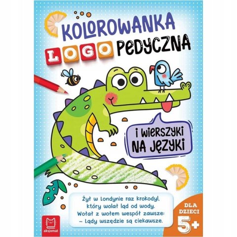 Kolorowanka Logopedyczna i Wierszyki na Języki Aksjomat