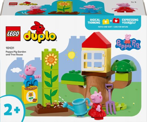 Lego Duplo 10431 Świnka Peppa Ogród i Domek na Drzewie 2+