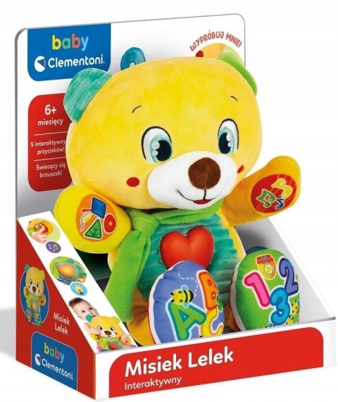 Misiek Lelek 50704 Interaktywna Maskotka Clementoni 6m+