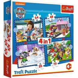 Puzzle 4w1 Psi Patrol Psie Sprawy 34650 Trefl 4+