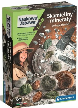 Skamieliny i Minerały 50866 Naukowa Zabawa Clementoni 6+