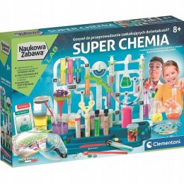 Super Chemia 50805 Laboratorium Doświadczenia Clementoni 8+