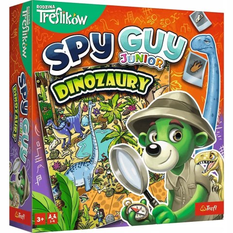 Trefl Spy Guy Junior Dinozaury 20652 Gra Planszowa 3+ Rodzinna